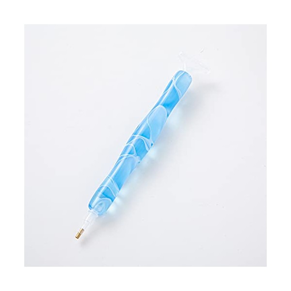 Noiacdo 樹脂ダイヤモンドペインティングペン スタイラス ドリルペン 5D DIY ダイヤモンド刺繍ツール クロスステッチ ネイルアートアクセサリー 樹脂