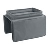 JIAHG Organizer per Bracciolo del Divano, Vassoio Appendibile per Sedia,