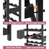 MOGELAFOO 24-Bottle Wine Rack Freestanding Floor, 6-Tier Wine Storage Shelves