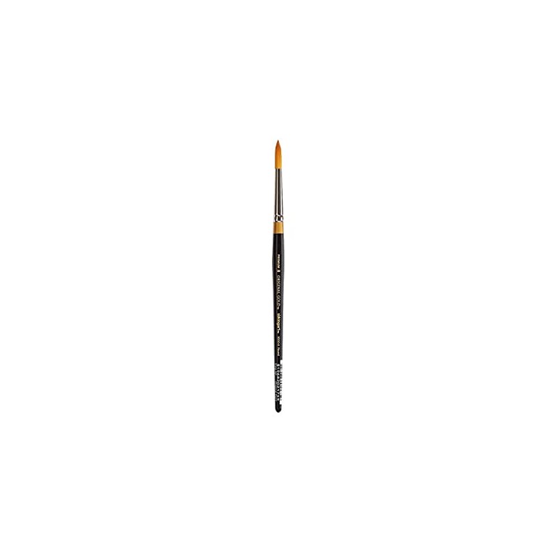 KINGART Premium Original Gold 9000-8 Round Series Artist Brush, Golden