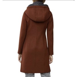 Soia & Kyo Jessica Mixed Media Coat 🔥Size S