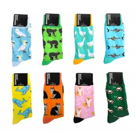 Felic 8 Pairs Unisex Cotton Socks,Colorful Women’s Girls Novelty Funny Crew Socks,Cute Warm Crew Socks,Fun Patterned Funky Happy Women Crew Cute Sock Combed Cotton Stockings,Gifts (One Size, Color 1)