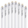 Wesome Lighting 8 Pack 12 Inch F8T5/WW Fluorescent Light Bulb,