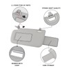 INTGET Driver Side Sun Visor for Nissan Sentra 2013 2014