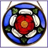 Decorative Hand Painted Stained Glass Window Sun Catcher/Roundel in a