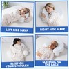 ROYALAY Side Sleeper Pillow with Arm Hole, Adjustable Shoulder Pillow