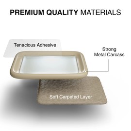 Furniture Sliders for Hardwood Floors X-Protector 12 PCS - 2” Furniture Floor Protectors – Beige Furniture Coasters – Carpeted Pads – Moving Furniture Pads Sliders!