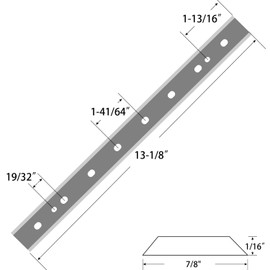 Planer Blades Knives for DeWalt DW735 7352 735X Thickness Planers with 13 Inch HSS Replacement Double edge 2 Set (6 pcs)
