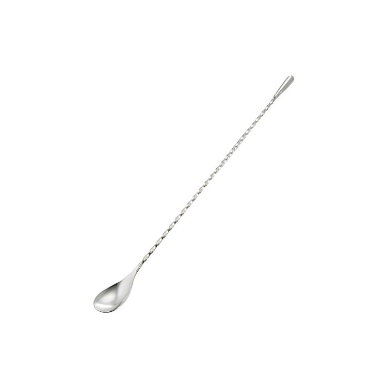 EBM 18-8 Teardrop Bar Spoon, Large, Total Length 11.8 inches