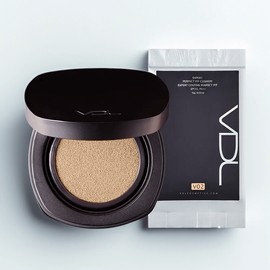 Anjumain VDL Expert Perfect Fit Cushion Original 15g + Refill 15g Set, V02, 1 piece / 브이디엘 엑스퍼트 퍼펙트 핏 쿠션 본품 15g + 리필 15g 세트, V02, 1개