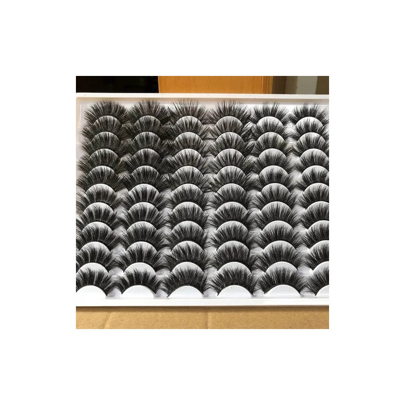 30 Pestañas Postizas 3d Magnéticas Negro 6 Estilos 10-20mm