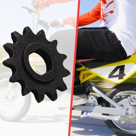 KAMIER Upgraded 25H Chain 13T Teeth Motor Sprocket Master Link Replacement for Razor MX500 MX650 SX500 Mcgrath Dirt Rocket Bike RSF650 MY1020 Motor Kids Electric Scooter Mini Bike Go Kart Cart Parts