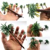 Saktopdeco 16 piezas de plástico modelo tropical de palmera de