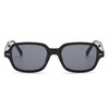 JCTAIFOO Retro Rectangle Oval Sunglasses Women Men Vintage Rectangular Yellow
