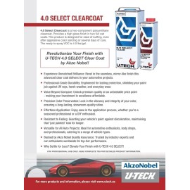 AkzoNobel U-TECH UTECH AkzoNobel U-TECH 4.0 Select Clear Coat Similar PPG 1.25 Gallon Kit