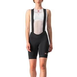 Castelli Women’s Endurance Bibshort for Road and Gravel Biking I Female Padded Cycling Shorts - Black - Medium