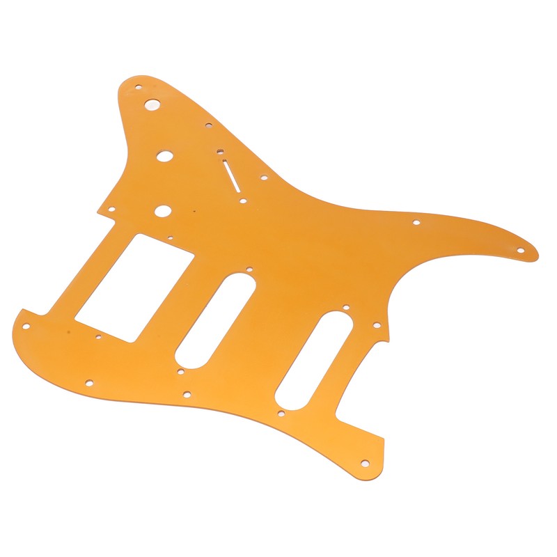 SSH Guitar Pick Guard Aluminum Alloy Orange Electric Guitar Pickguard