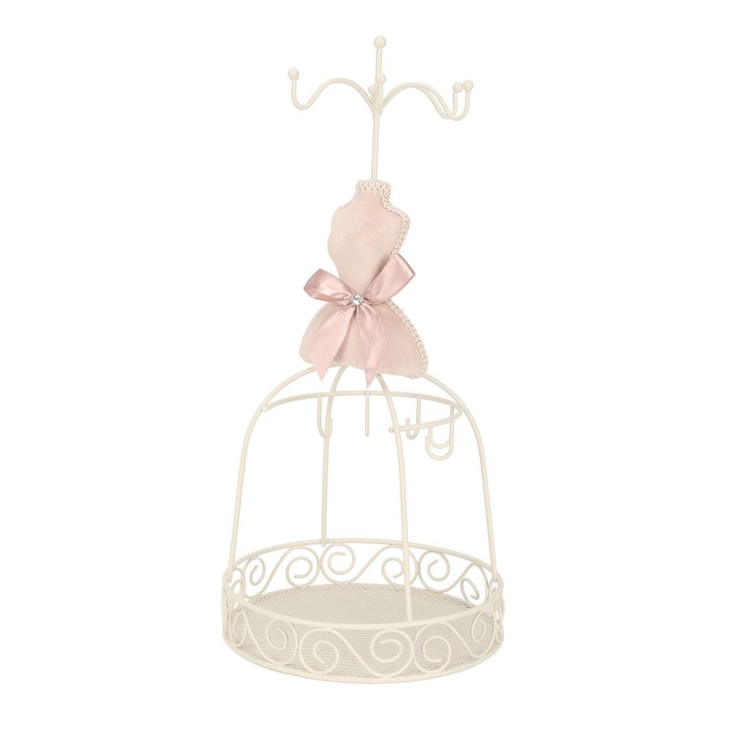 Mannequin Dress Jewelry Display Stand Earrings Necklace Storing Multifunctional Display