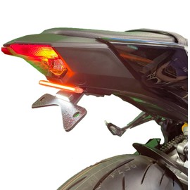 Fender Eliminator STD version made for Yamaha 2025 MT-09SP MT09 SP LED Turn signal lightbar and license plate mount with tag light by Bikelitez