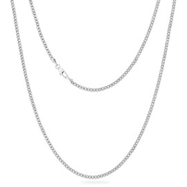 KRKC&CO 3/4/5 Gold Chain Men's Necklace 18K Gold Plated/White Gold, Miami Cuban Link Chain for Men, Hip Hop Thick Curb Chains