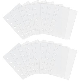 16 Clear Protection Plates, M5 Note Inner Page Protectors, Page Dividers 19mm Opening Binding Plates