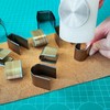 YKSPLUSK 18 Pieces Leather Cutting Dies Kit, Leather Corner Edge
