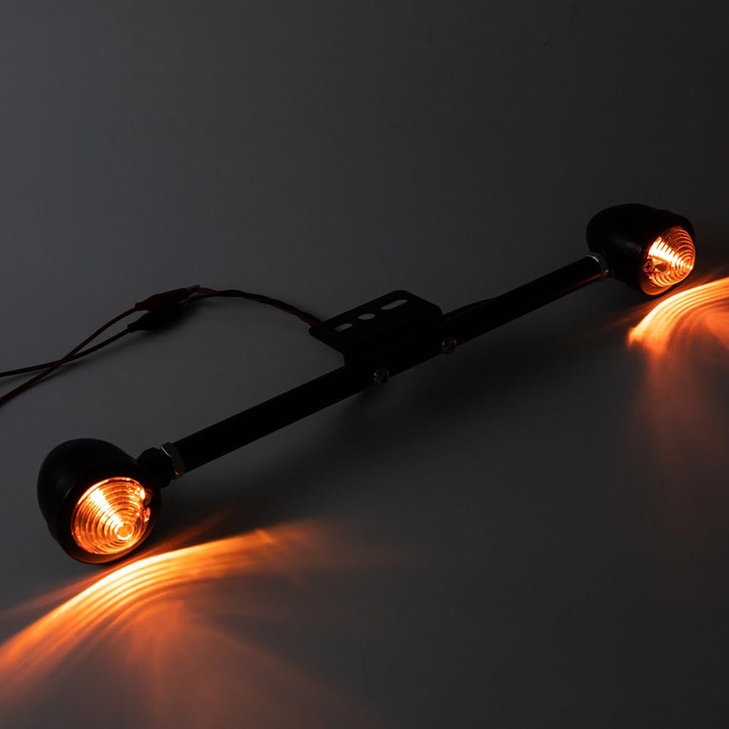 Motorcycle Retro Vintage Cruiser Rear Turn Signal Light, Tail Rear