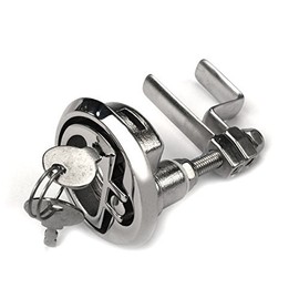 MIZUGIWA Marine Boat Stainless Steel Flush Hatch Lift - Locking Style