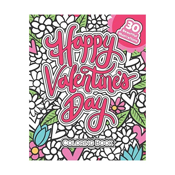 Happy Valentine's Day Coloring Book