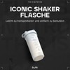 Bulk Bulk Iconic Protein Shaker Flasche, Mit Draht-Mixerkugel, Eiweiß Shaker,