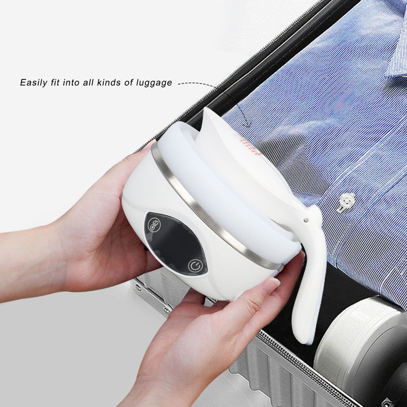 Foldable Electric Kettle Auto Shut Off Portable Collapsible Electric Water