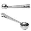 2 Pack 7Inch Coffee Scoop Measuring with Bag Sealing Clip