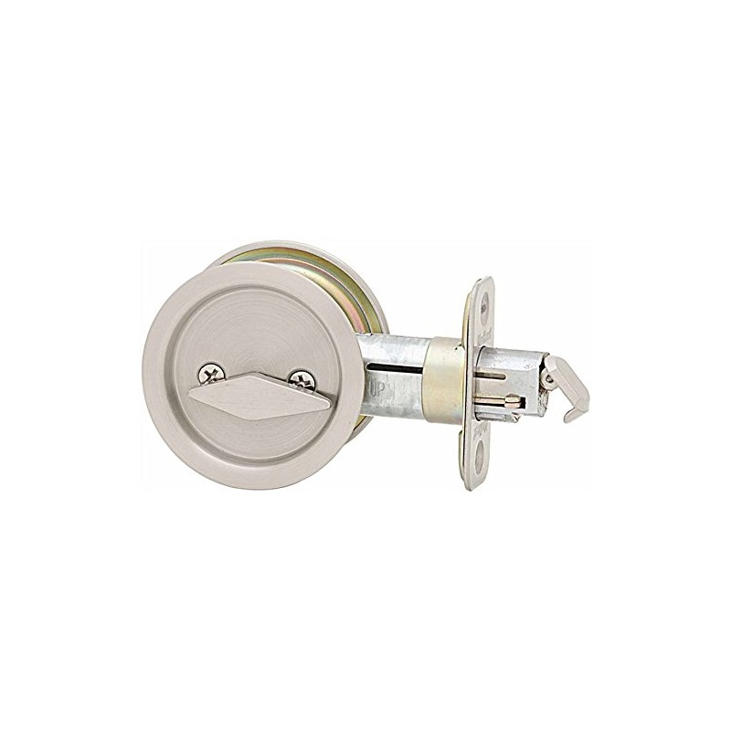 Kwikset 335 Round Privacy Bed/Bath Pocket Door Lock