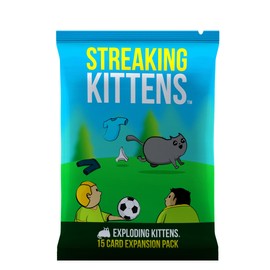 Streaking Kittens: This Is The Second Expansion of Exploding Kittens Card Game - Family-Friendly Party Games - Card Games For Adults, Teens & Kids