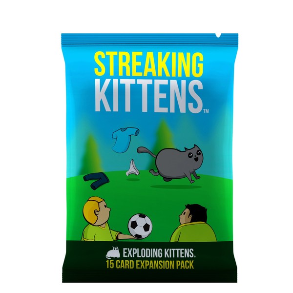 Streaking Kittens: This Is The Second Expansion of Exploding Kittens Card Game - Family-Friendly Party Games - Card Games For Adults, Teens & Kids