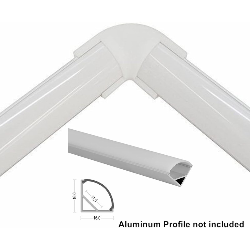 YI LIGHTING - 90 Degree Corner Connectors for V Shape