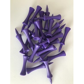 Bulldog Golf Tees® Pack of 50 Purple 60mm Castle Golf Tees
