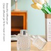 2PCS 50ml/1.7oz Empty Clear Square Glass Diffuser Bottle Diffuser Jars