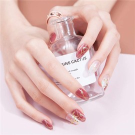 24 Pcs Star Nail Included, Decoration, Cute, Popular, For Receptions, Kimono, Kimono, Dream, Fake Claws