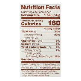 Simple Mills Bar Soft Baked Nutty Banana Bread Almond - 5.99 oz (Pack of 6)