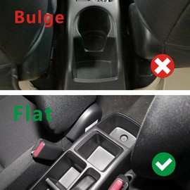 Tocsho Car Armrest Box for Honda Fit Jazz Hatchback 2009-2013 Accessories Storage Center Console Double Layer with 3 USB Ports Armrest Organizer Box Black Stitching