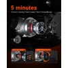 LUXSTER | Punisher 9006 HB4 LED Bulbs, 40000LM Ultra Bright,