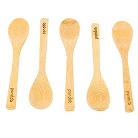 pandoo Spoon made of 100% natural bamboo, reusable and environmentally friendly, plastic-free, high-quality, lightweight and stable, biodegradable