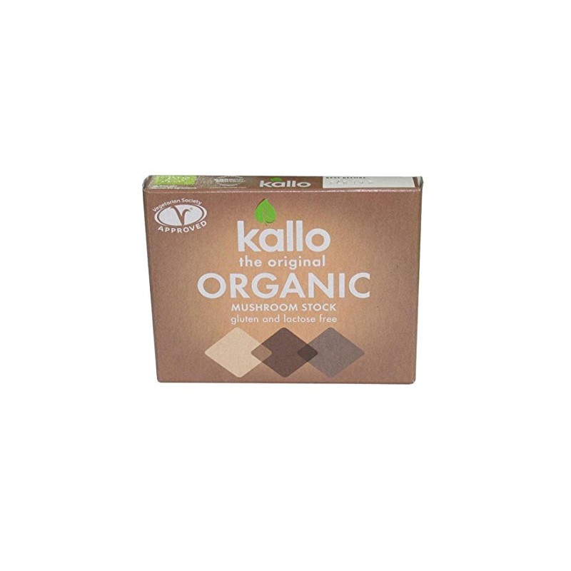 Kallo | Mushroom Stock Cubes | 2 x 66g