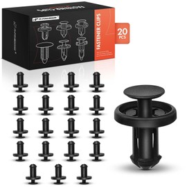 A-Premium 20PCS Nylon Rocker Panel Moulding Retainer Clips Push-Type Compatible with Toyota Camry 2012-2017, Highlander 2014-2017, Avalon & Lexus ES350, IS250, IS350, RC F, RC300, RC350 - For 8mm Hole