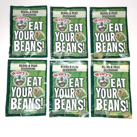 Wiley's Beans and Peas Seasonings - 4 Set of 6 Packets