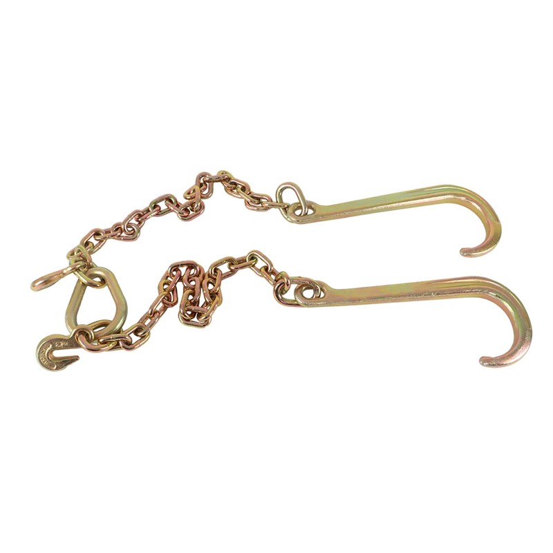 5/16" X 2' G70 Tow Chain J Hooks V Chain