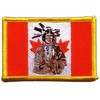Flaggenfritze Canada Indian Flag Patch + Free Sticker
