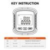 Roastove Digital Industrial Pressure Gauge 0-160psi, 0.2% FS, 1/4''NPT Lower,