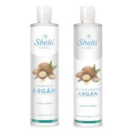 Argan Shampoo Y Acondiconador Shelo Nabel® 530ml Kit 2pzs